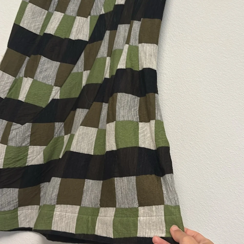 Yohji Yamamoto patch worked wool skirt - Picture 8 of 10